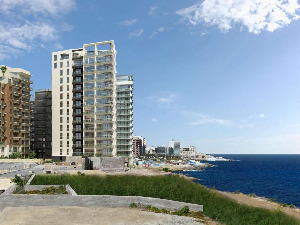 Luxurious Apt With Ocean Views And Pool In Tigne Point Sliema Zewnętrze zdjęcie